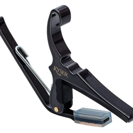 Kyser KG6 6 String Acoustic Guitar Capo - Black Chrome