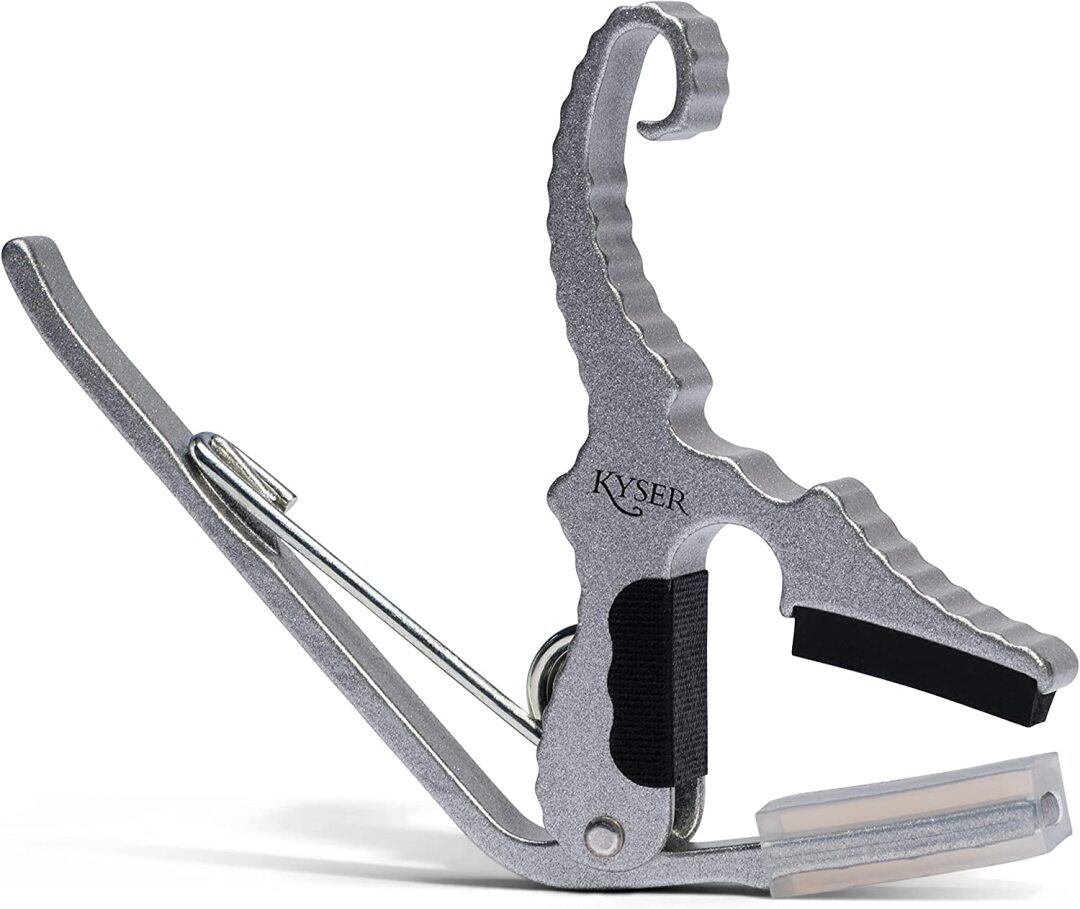Kyser KG3B Shortcut Partial Guitar Capo - Silver