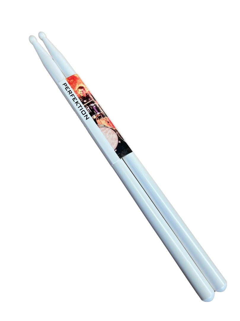 Perfektion 5A Colored Sticks with Nylon Tips White