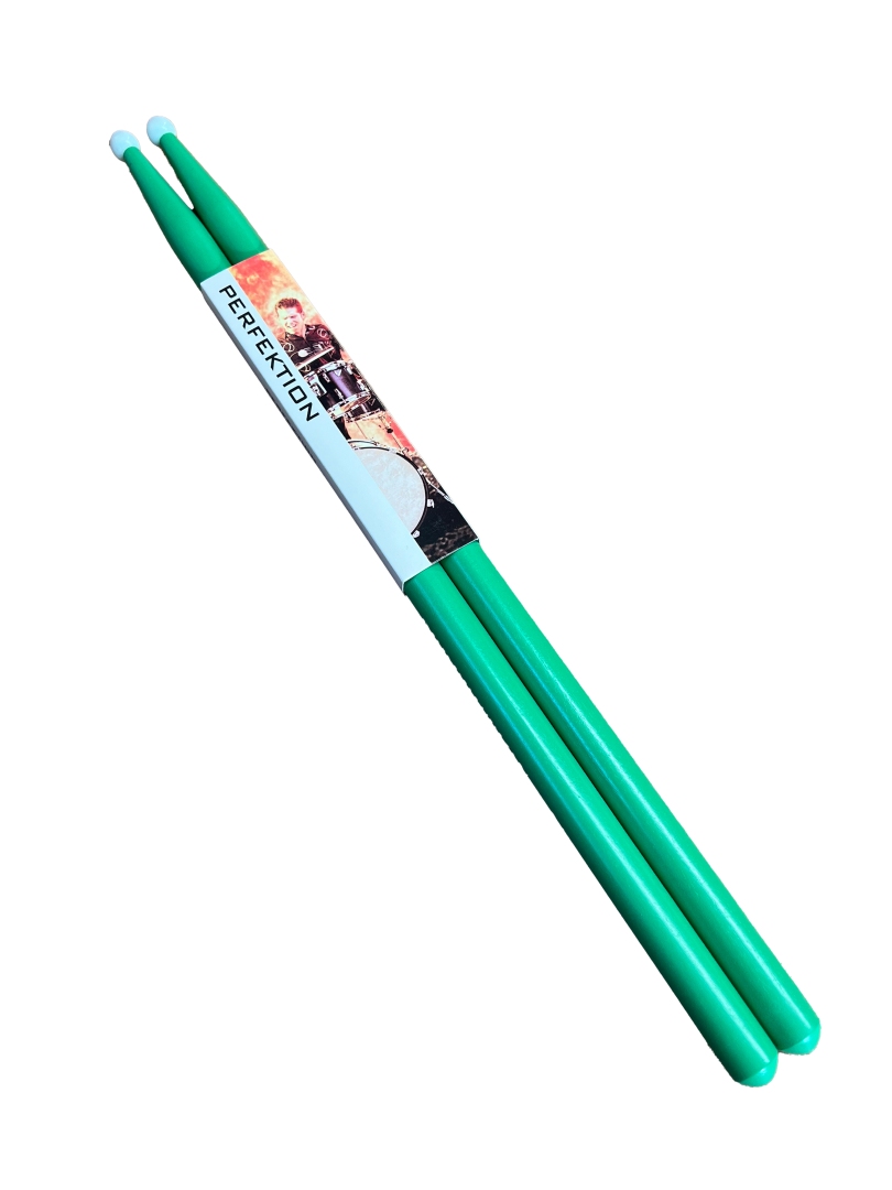 Perfektion 7A Colored Sticks with Nylon Tips Green
