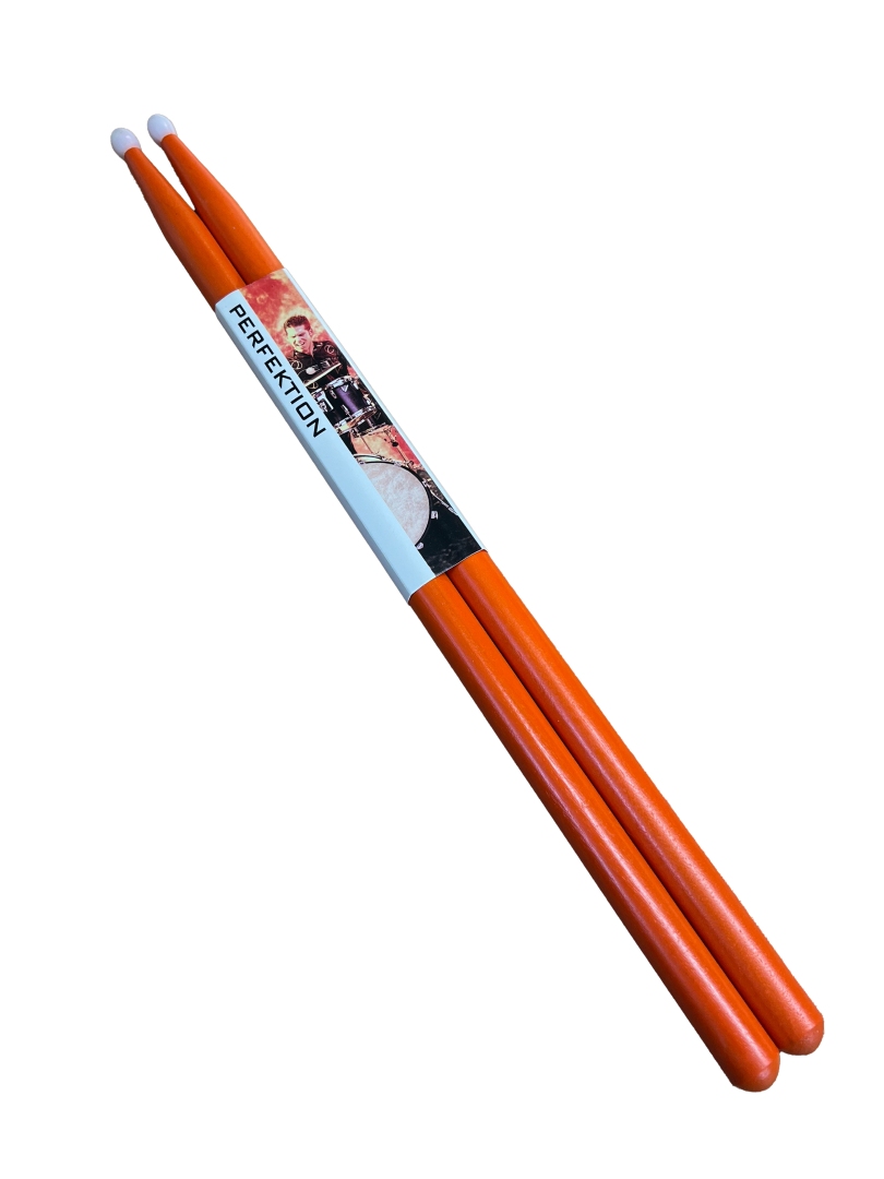 Perfektion Rock Colored Sticks with Nylon Tips Orange