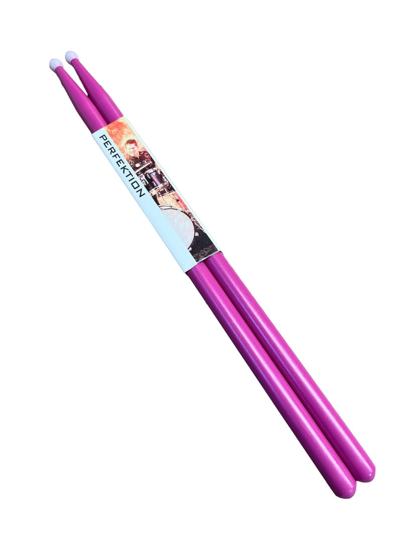 Perfektion Rock Colored Sticks with Nylon Tips Pink
