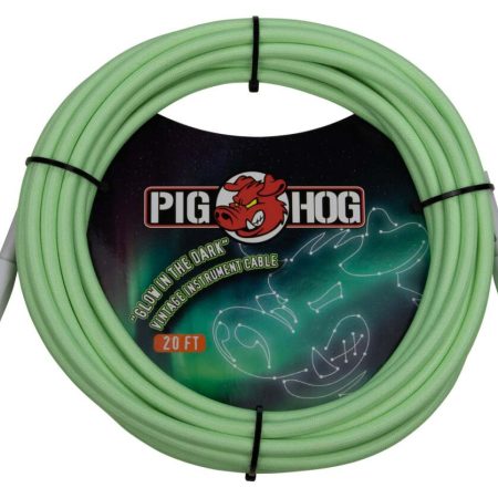 Pig Hog PCH20 Instrument Cable - Glow IN The Dark