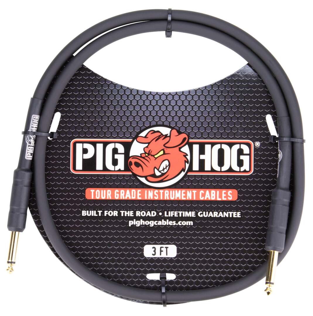 PIG HOG 3FT 1/4" - 1/4" 8MM INST. CABLE