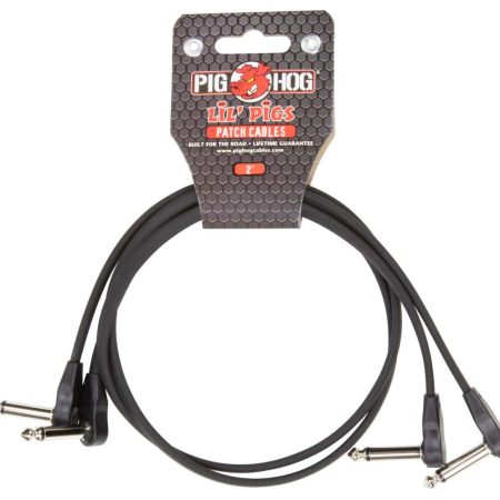 PIG HOG LIL PIGS 2FT LOW PROFILE PATCH CABLES - 2 PACK