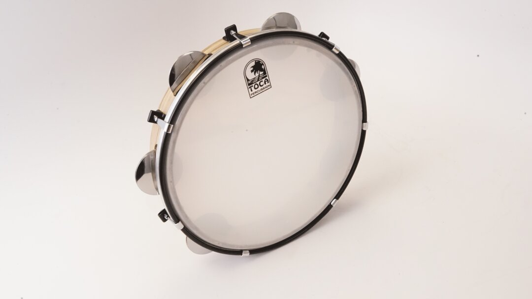 Toca 12" Pandeiro, Siam Oak 2-ply shells with chromed steel platinella