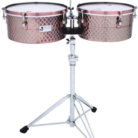 Toca Percussion Pro Line Timbales - Black Copper