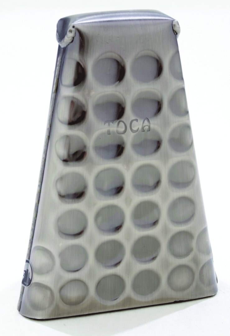 Toca Pro Line Hybrid Handheld Cowbell Black Mirror Chrome