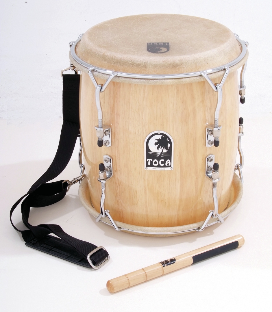 Toca Pro Wood Tambora with Strap and Beater