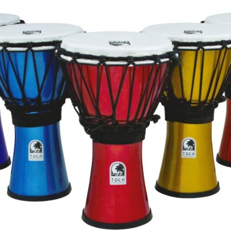 TOCA FRSTL CLRSND DJEMBE ST 7 in - Red
