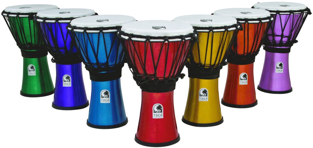 TOCA FRSTL CLRSND DJEMBE ST 7 in - Set