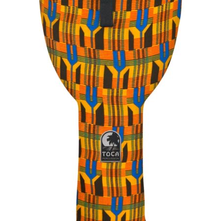 SympaticoÖNesting Djembe, Kente Cloth, Tunable Fiber - 8" Head