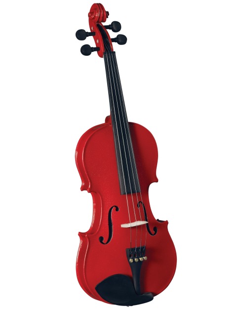 Anton Breton AB-05RD Student Violin Outfit Red - 1/8 Size