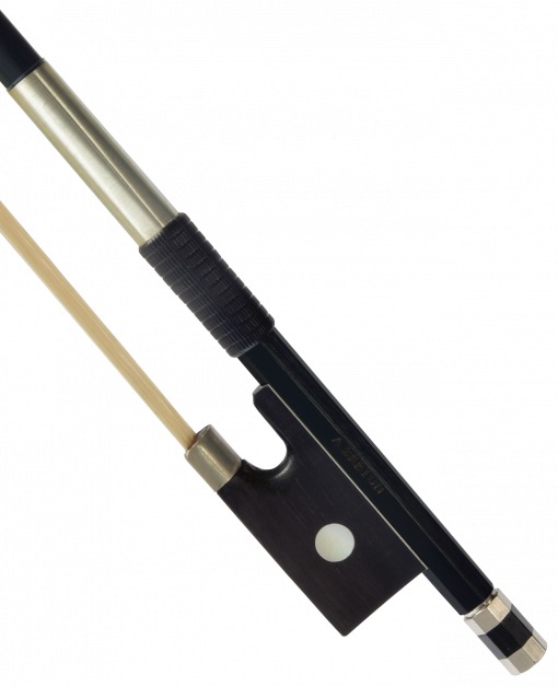 Anton Breton AB-110BU Brazilwood Student Violin Bow 4/4 Size - Black