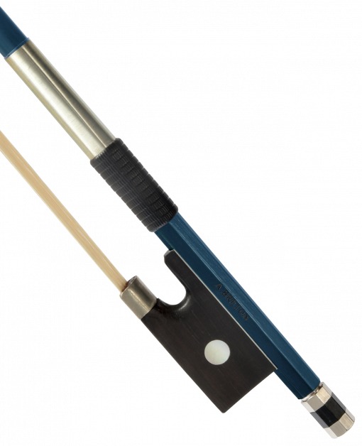Anton Breton AB-110BU Brazilwood Student Violin Bow 4/4 Size - Blue