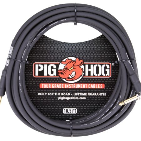 Pig Hog Instrument Cable 8mm. - 18.5' Right