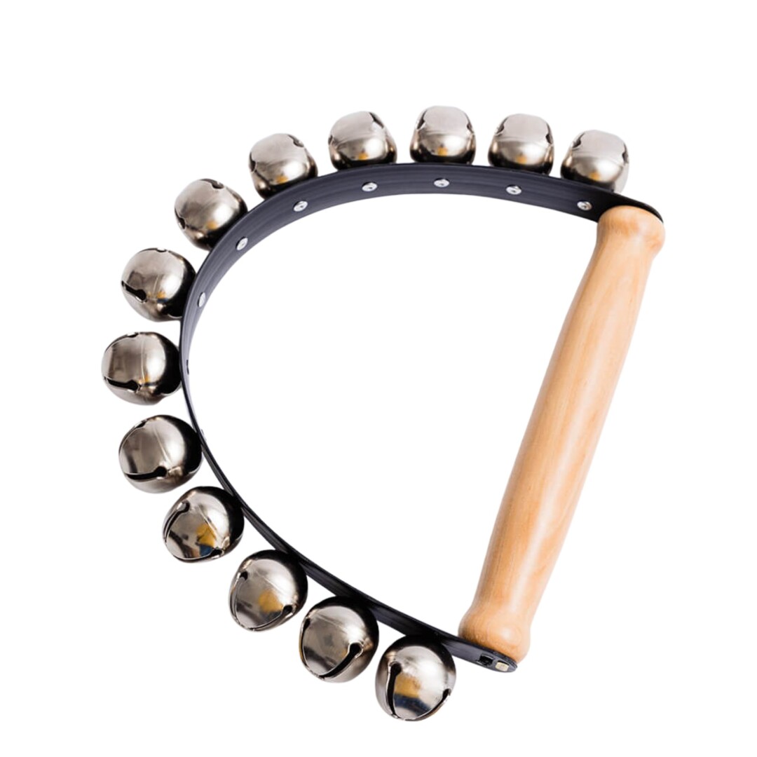 Perfekt Gear Curved Hand Held Sleigh Bells - 5 Bells