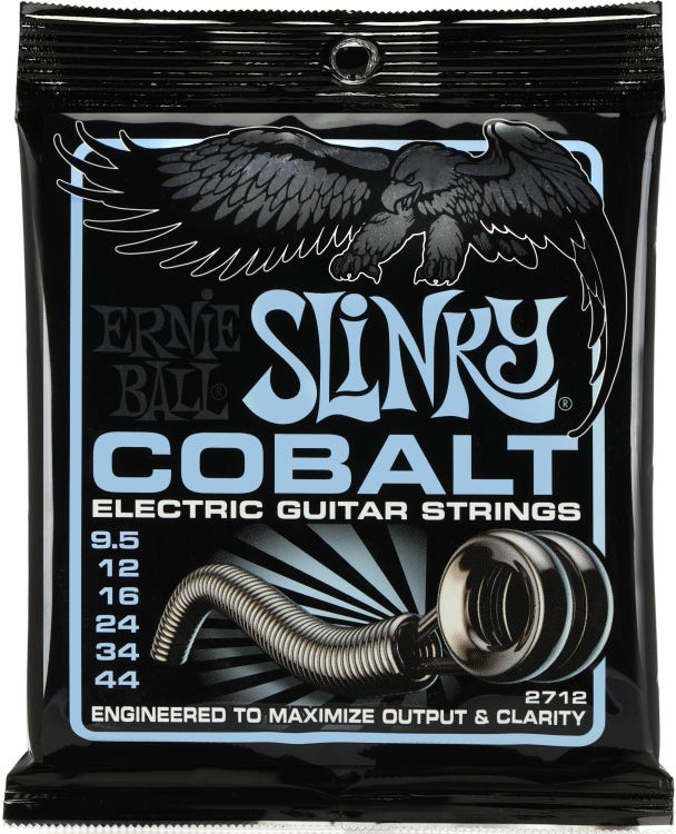 Ernie Ball 2712 Primo Slinky Cobalt Electric Guitar Strings - .0095-.0
