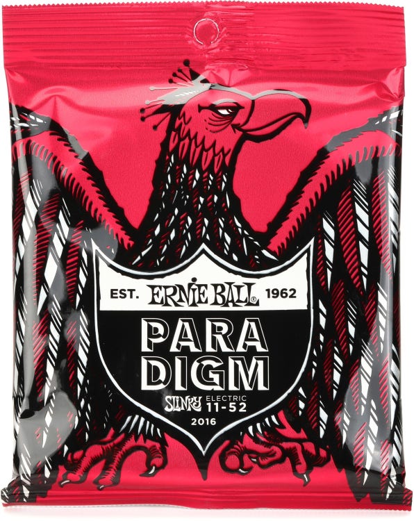 Ernie Ball 2016 Burly Slinky Paradigm Electric Guitar Strings - .011-.