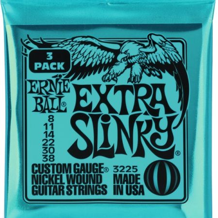 Ernie Ball 3225 Extra Slinky Nickel Wound Electric Guitar Strings - .0
