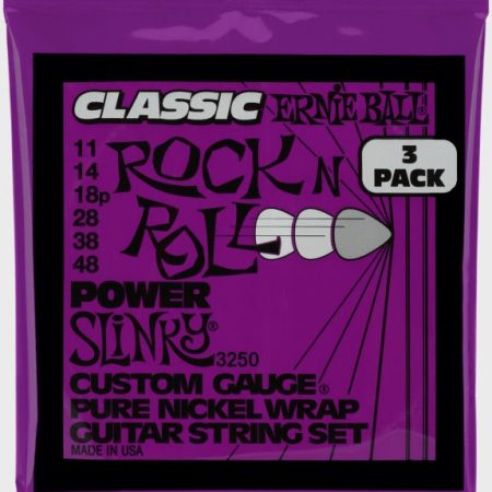 Ernie Ball 3250 Power Slinky Classic Rock N Roll Electric Guitar Strin