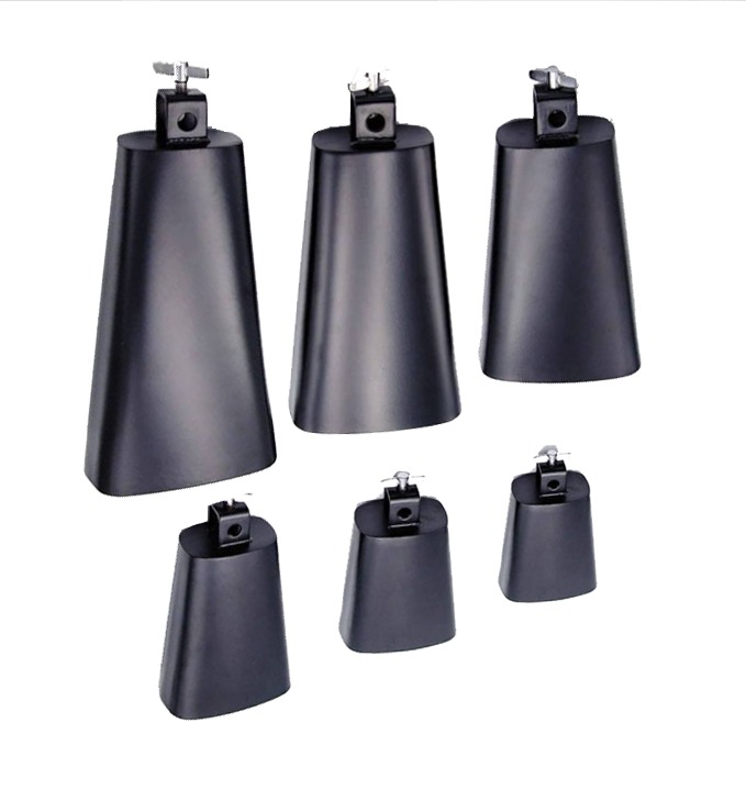 Perfekt Gear Cowbells - Black w/Mount 8"