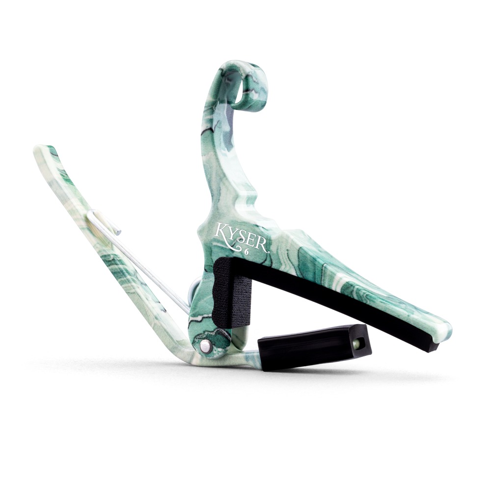 Kyser x Gopherwood Quick-Change Acoustic Guitar Capo Celadon