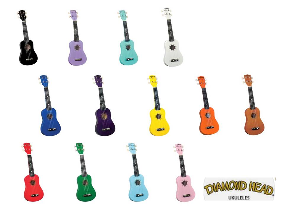 Diamond Head DU-100 Ukulele - Rainbow Soprano