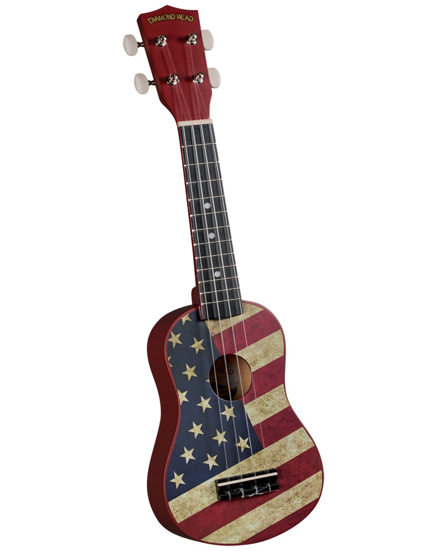 Diamond Head DU-131 Ukulele - American Flag