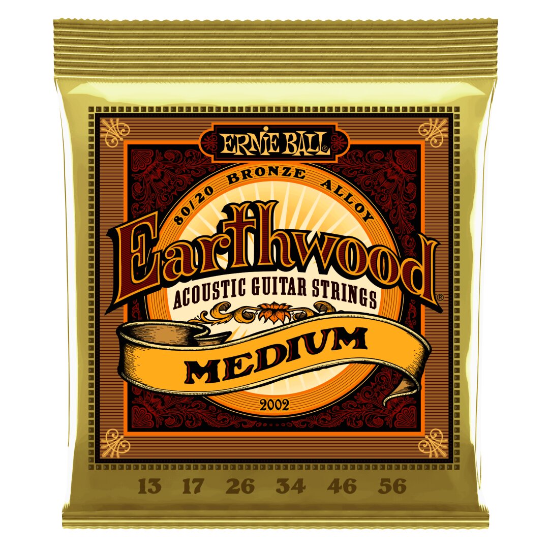 Earthwood Phosphor Bronze Acoustic Guitar Strings 13-56 Medium