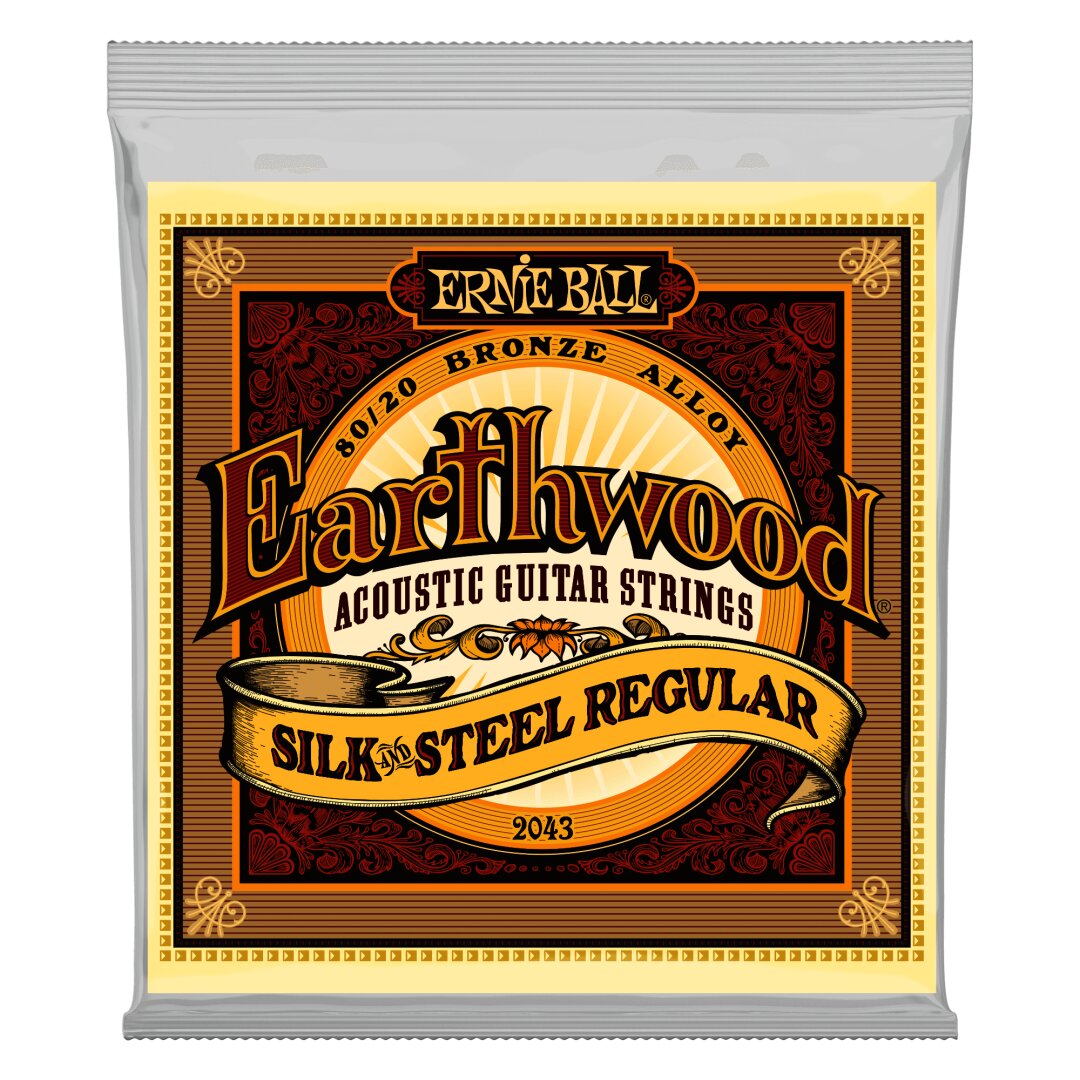 Earthwood Phosphor Bronze Acoustic Guitar Strings 13-56 Regular