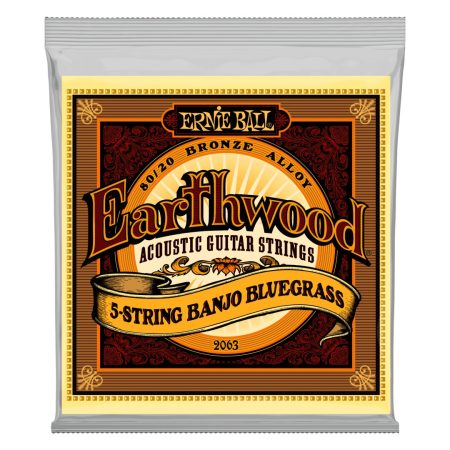 Earthwood 5-String Banjo Bluegrass Loop End 80/20 Bronze Acoustic Guit