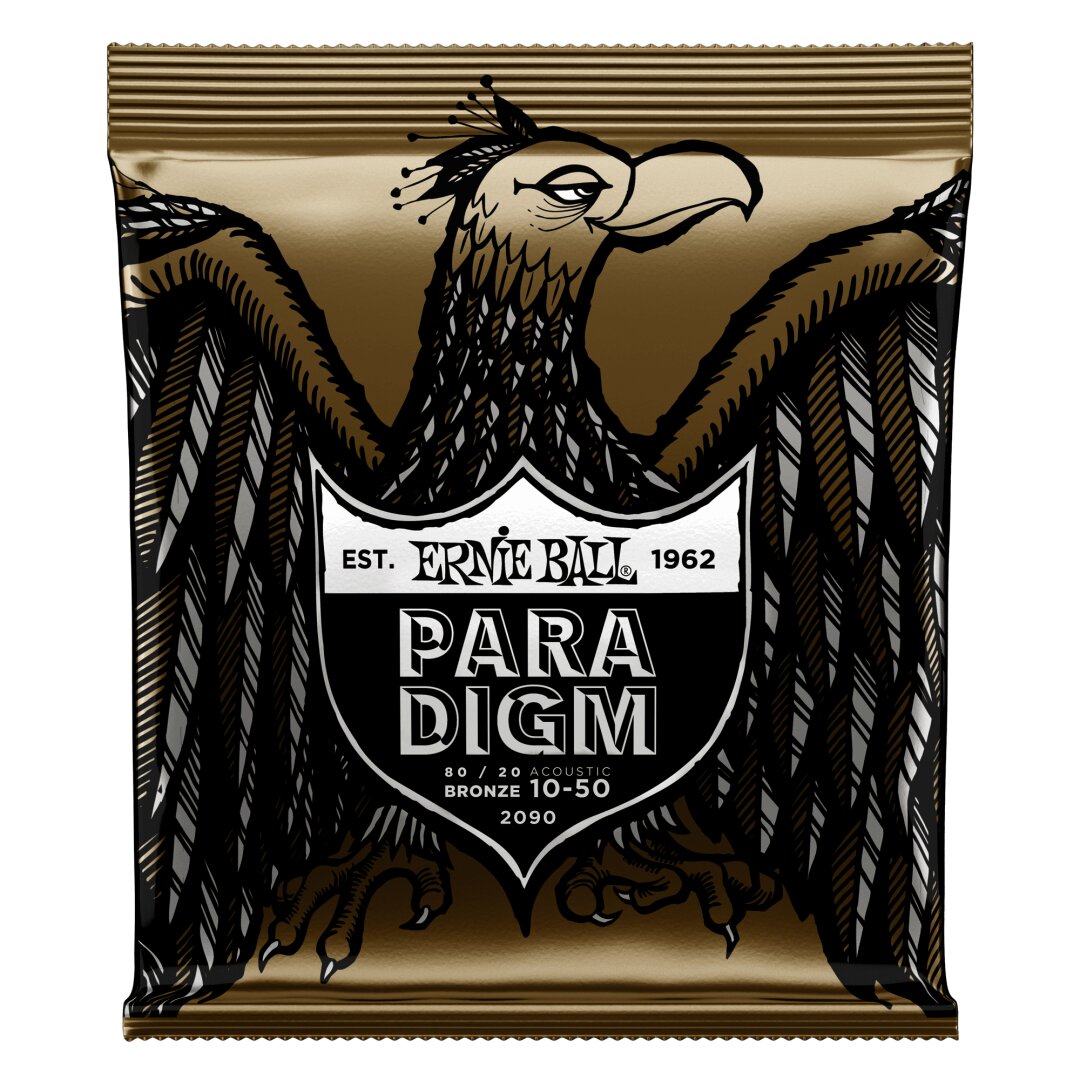 Paradigm Extra Light 80/20 Bronze Acoustic Guitar Strings - 10-50 Gaug