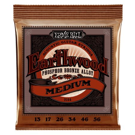 Earthwood Medium Phosphor Bronze Acoustic Guitar Strings - 13-56 Gauge