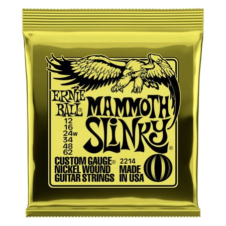 Mammoth Slinky Nickel Wound Electric Guitar Strings - 12-62 Gauge