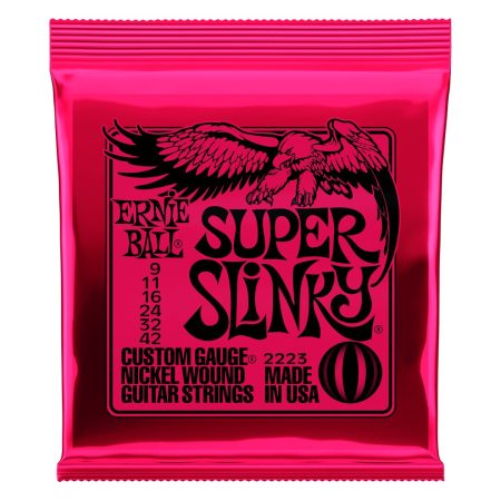 Super Slinky Nickel Wound Electric Guitar Strings - 9-42 Gauge