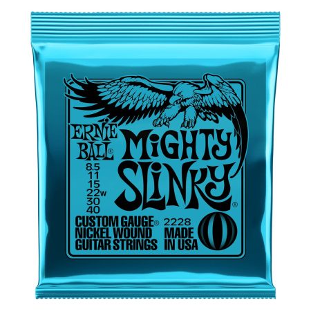 Mighty Slinky Nickel Wound Electric Guitar Strings 8.5 - 40 Gauge