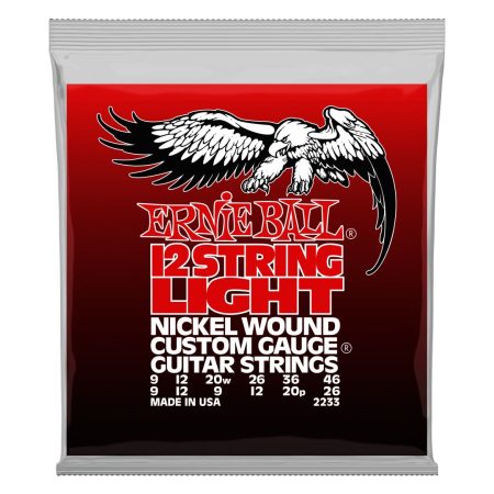 Light 12-String Nickel Wound Electric Guitar Strings - 9-46 Gauge