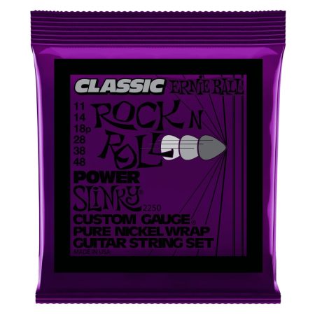 Power Slinky Classic Rock n Roll Pure Nickel Wrap Electric Guitar Stri