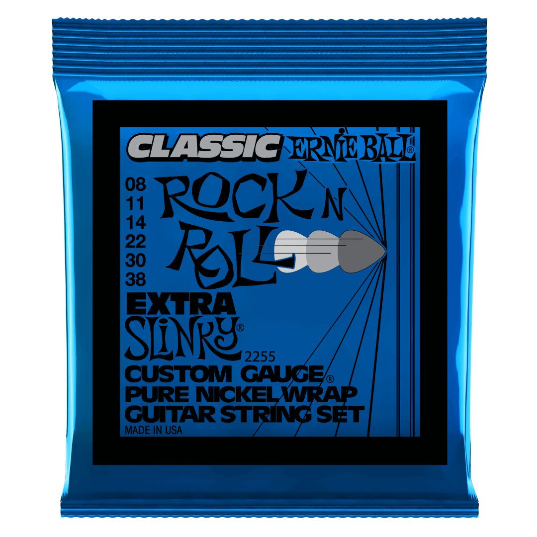 Extra Slinky Classic Rock n Roll Pure Nickel Wrap Electric Guitar Stri