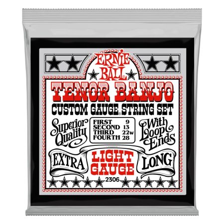 Light Loop End Stainless Steel Tenor Banjo Guitar Strings - 9-28 Gauge