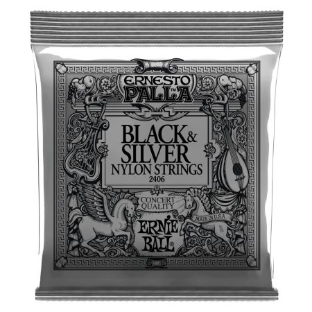 Ernesto Palla Black & Silver Nylon Classical Guitar Strings