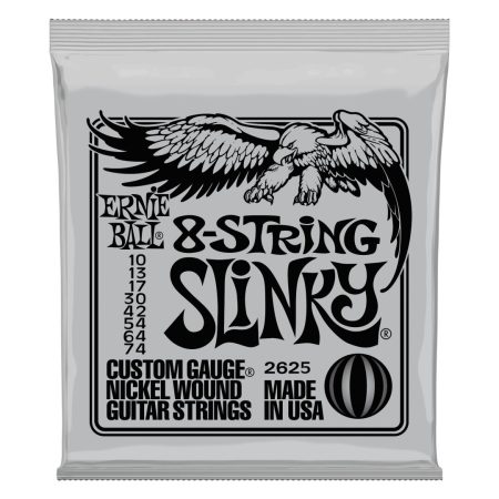 Slinky 8-String Nickel Wound Electric Guitar Strings - 10-74 Gauge