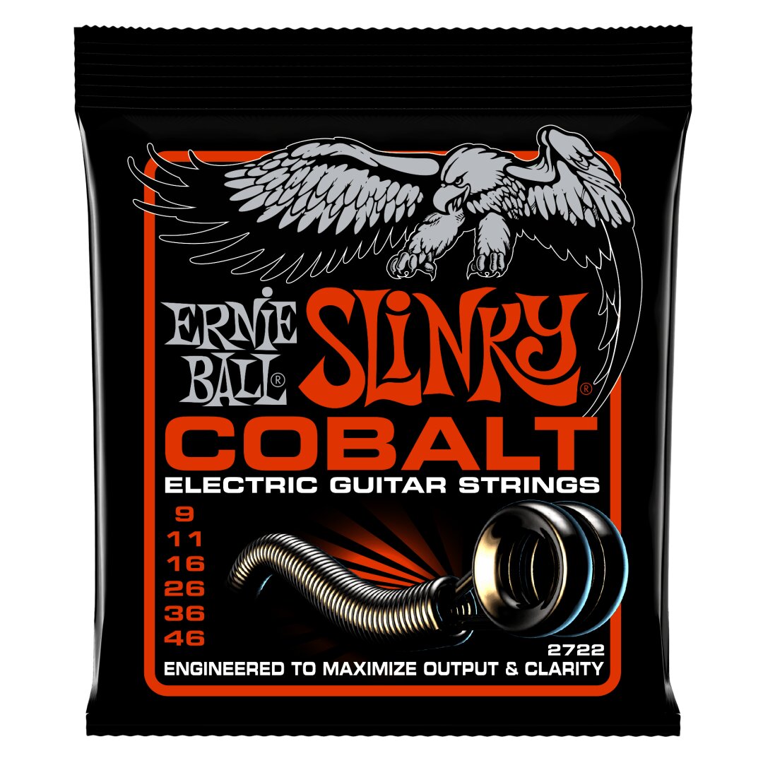 Hybrid Slinky Cobalt Electric Guitar Strings - 9-46 Gauge