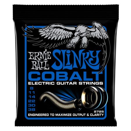 Extra Slinky Cobalt Electric Guitar Strings - 8-38 Gauge