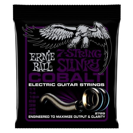 Power Slinky Cobalt  7-String Electric Guitar Strings - 11-58 Gauge
