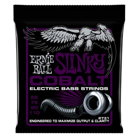 Power Slinky Cobalt Electric Bass Strings - 55-110 Gauge