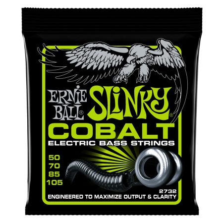 Regular Slinky Cobalt Electric Bass Strings - 50-105 Gauge