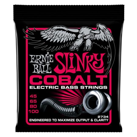 Super Slinky Cobalt Electric Bass Strings - 45-100 Gauge