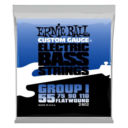 Flatwound Group I Electric Bass Strings - 55-110 Gauge